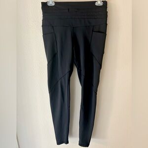 CVG Constantly Varied Gear Medium Solid Black Full Length Leggings Pockets